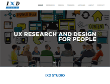 Tablet Screenshot of ixdstudio.com